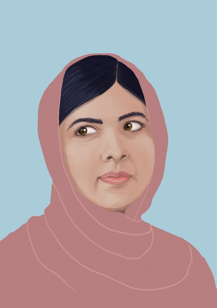 malala turkos bakgrund